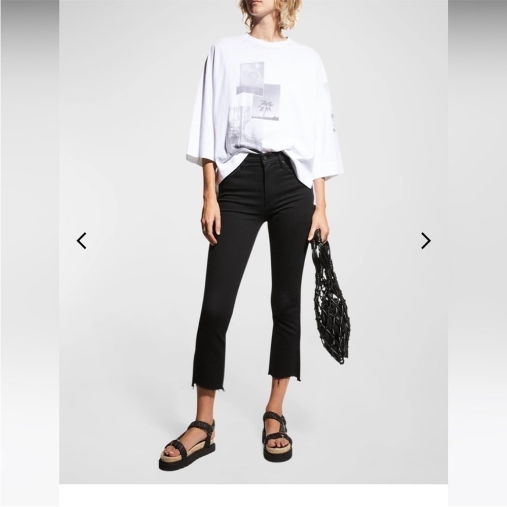 MOTHER Black High Rise Jeans